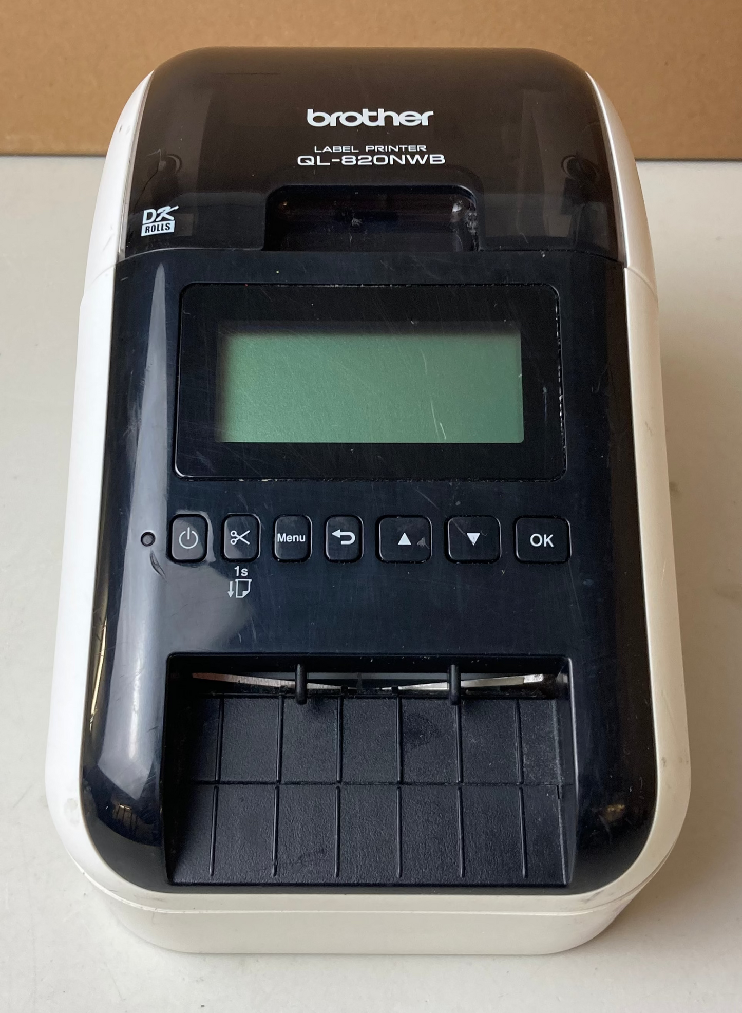 Brother QL-820NWB Direct Thermal Ethernet Label Printer no PSU