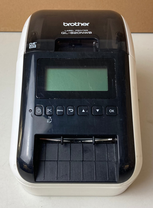 Brother QL-820NWB Direct Thermal Ethernet Label Printer no PSU