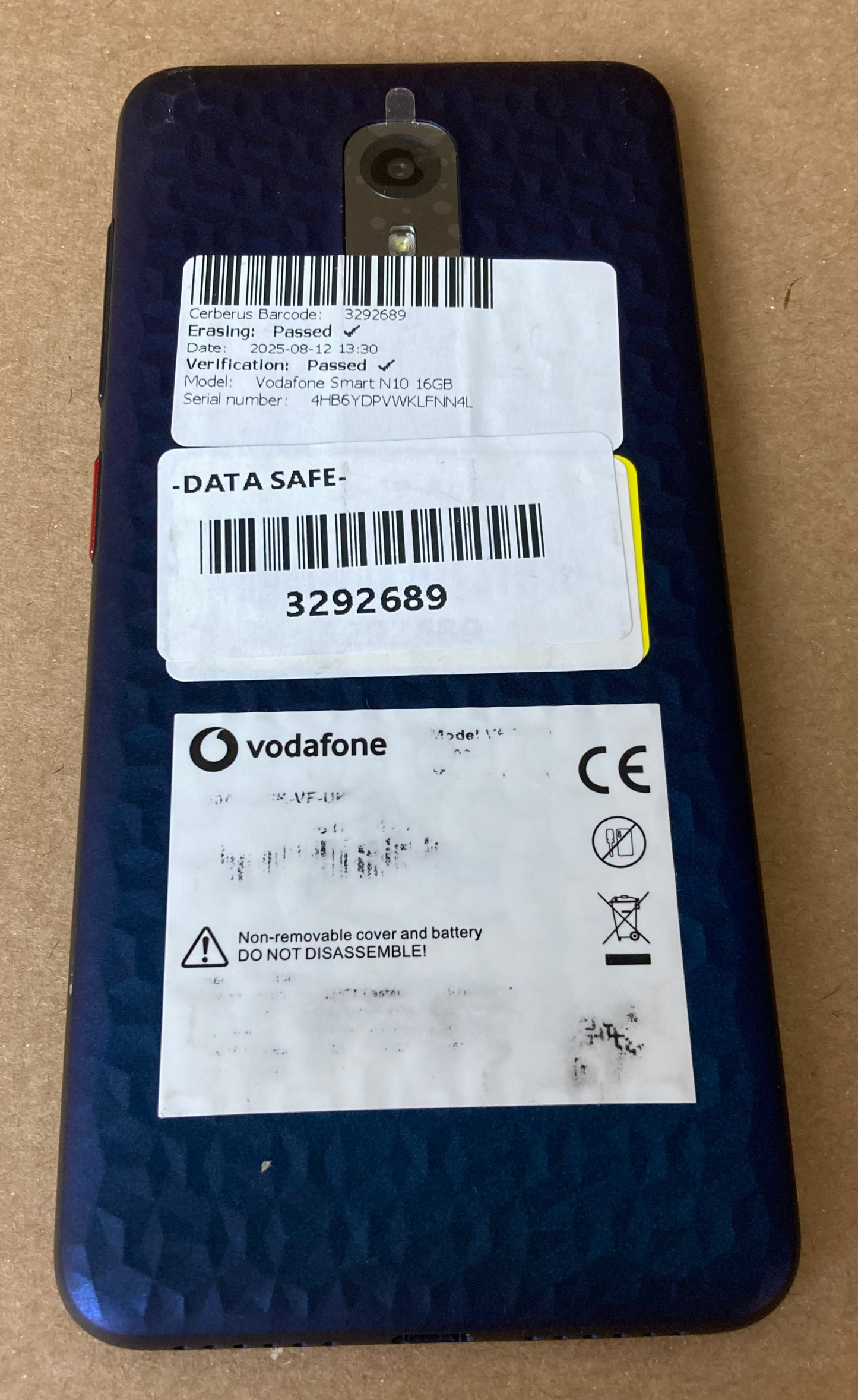 Vodafone Smart N10 16GB Android Smartphone Blue Borealls