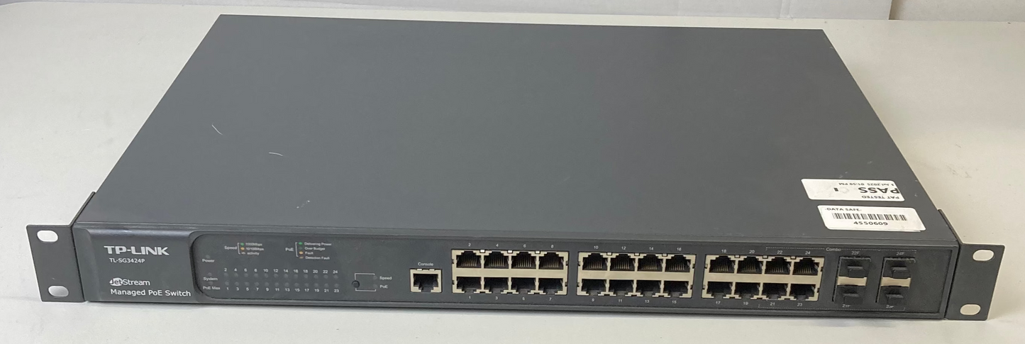 TP-Link SG3424P JetStream Gigabit Managed PoE+ Switch