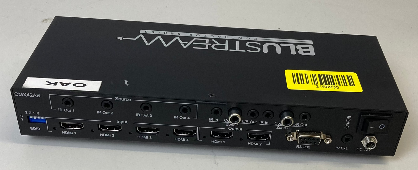Blustream CMX42AB video splitter HDMI 2x HDMI