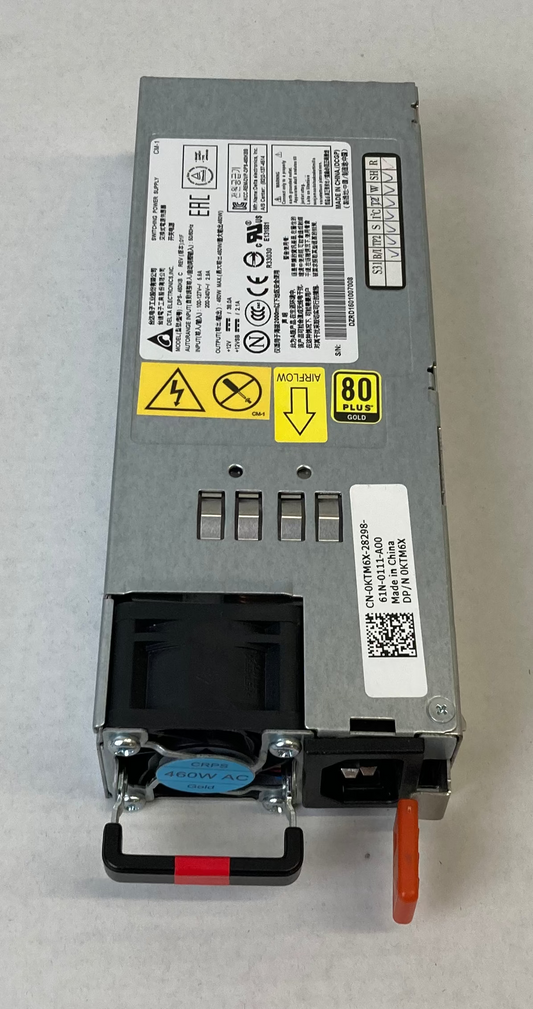 Server Power Supply Dell 0T9FNW T9FNW DPS-460KB C 460WATT 80 Plus Gold N4000
