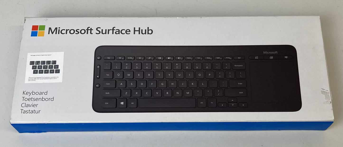Microsoft ALL-IN-ONE Media Keyboard English Key Layout