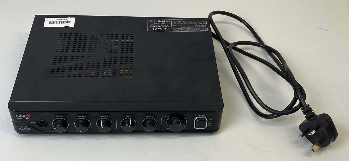 InterM MA-106 Public Address Desktop Amplifier