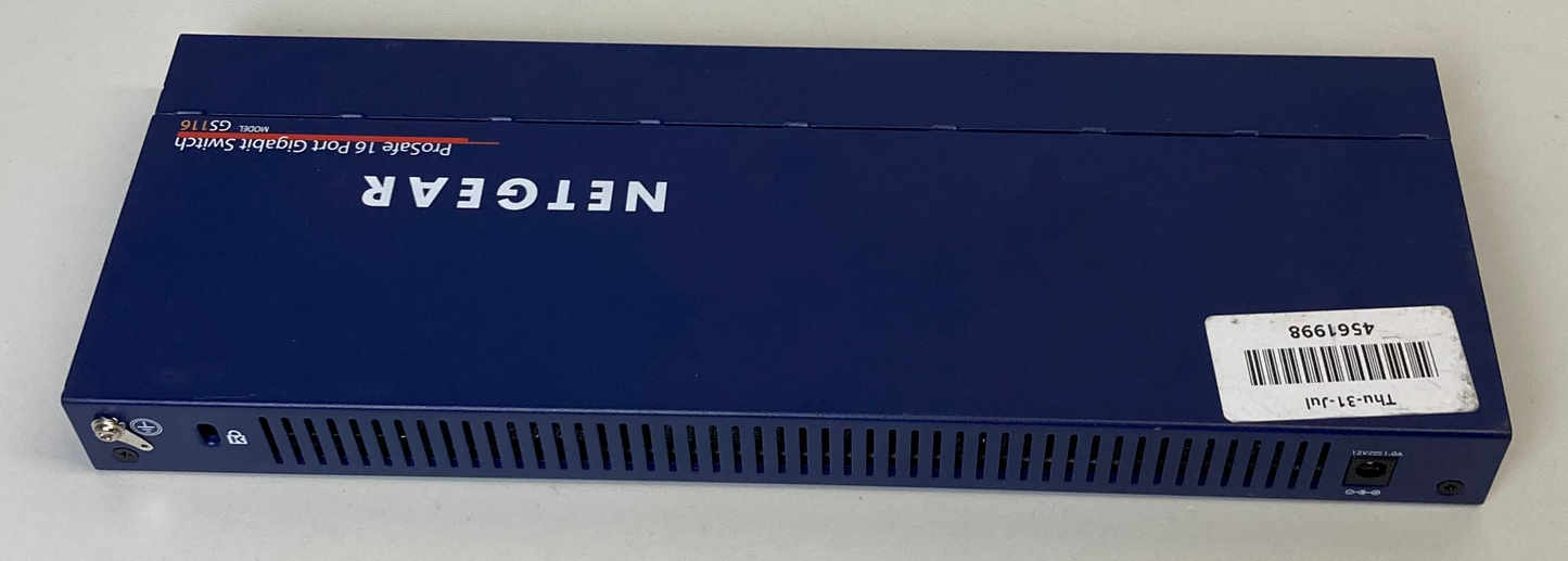 Netgear GS116v2 16 Port Gigabit Ethernet Unmanaged Switch