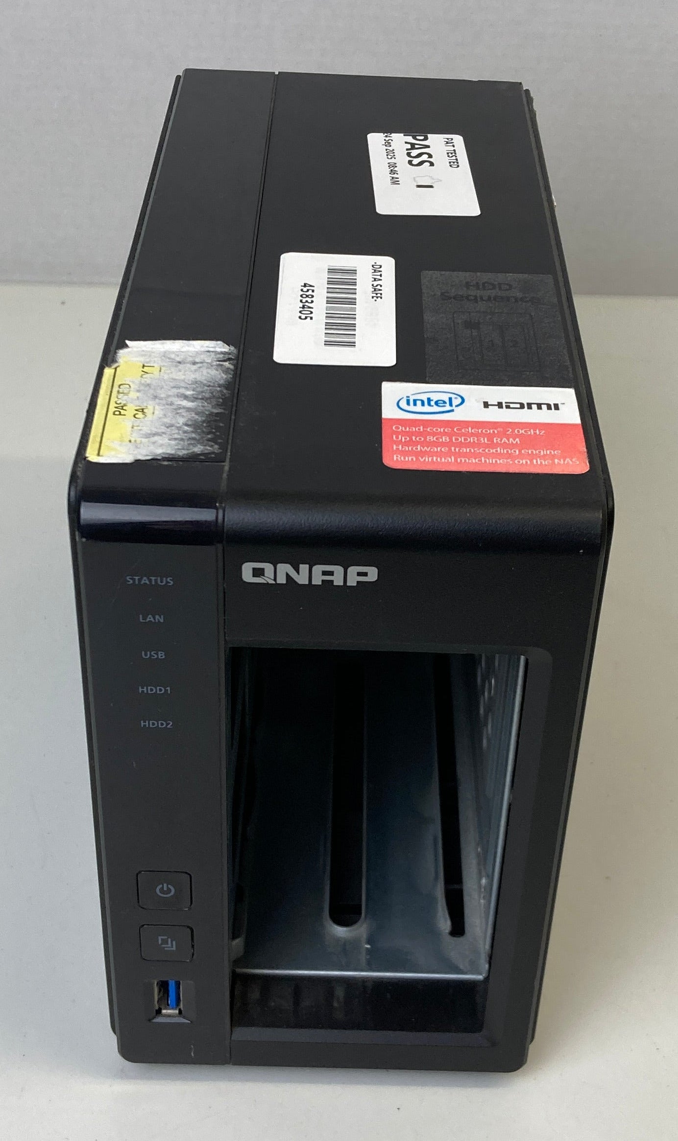 QNAP 251+ Dual Bay NAS 2GB RAM Quad Core