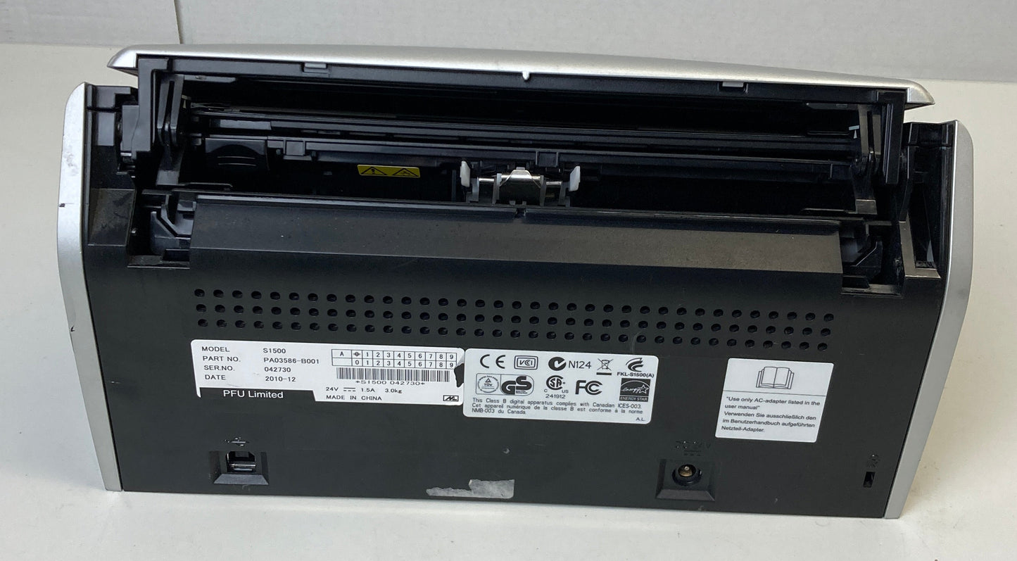 Fujitsu ScanSnap S1500 Document Scanner