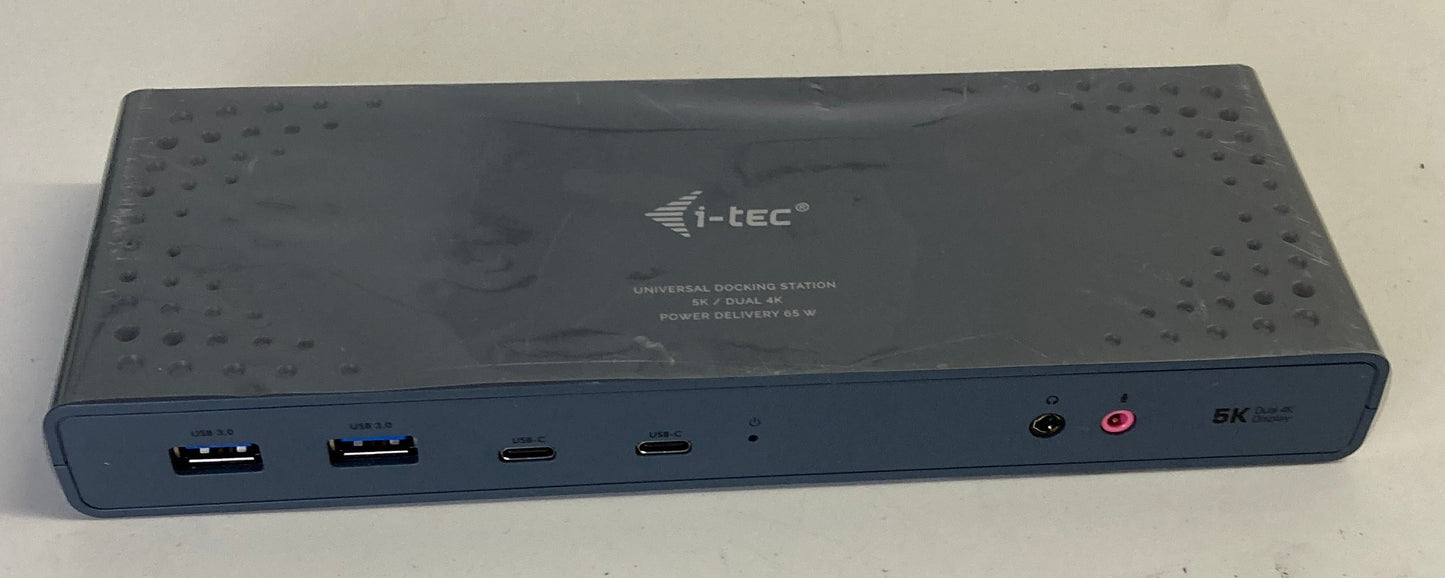 i-tec Windows/MacOS USB-C/Thunderbolt 3/USB3 Dual Display Docking Station PD
