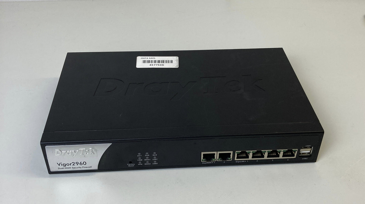 DrayTek Vigor2960 Dual-WAN Security Firewall Router