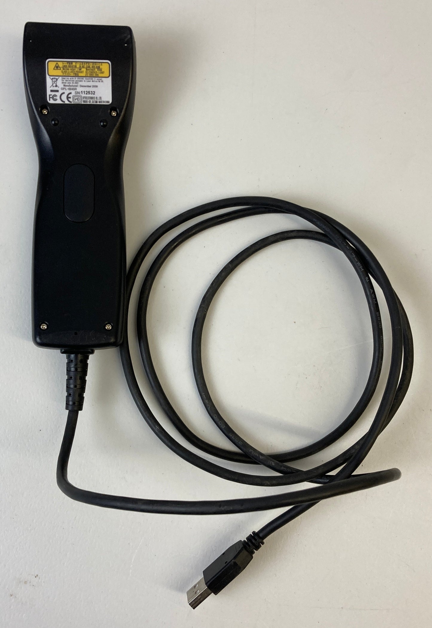 Opticon OPL-6845R Laser Barcode Scanner USB Black Handheld Plug and Play