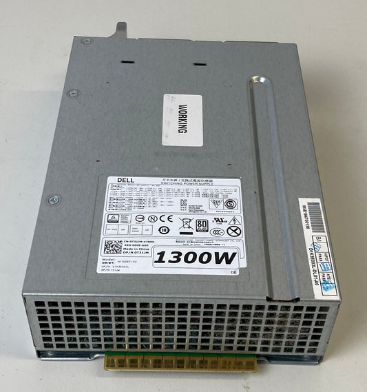 Dell Precision T7610 T7910 T7600 1300W Workstation Power Supply Unit 0T31JM
