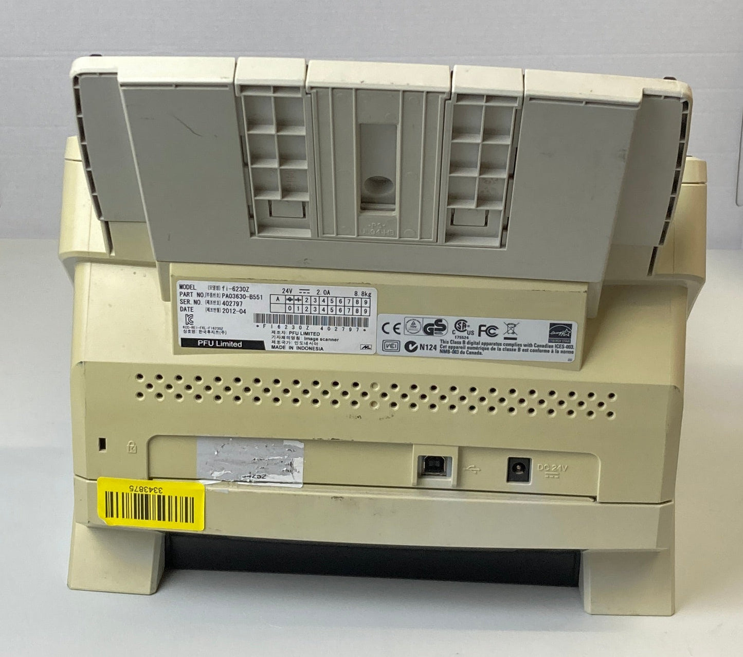 Fujitsu Fi-6230z High speed duplex document scanner