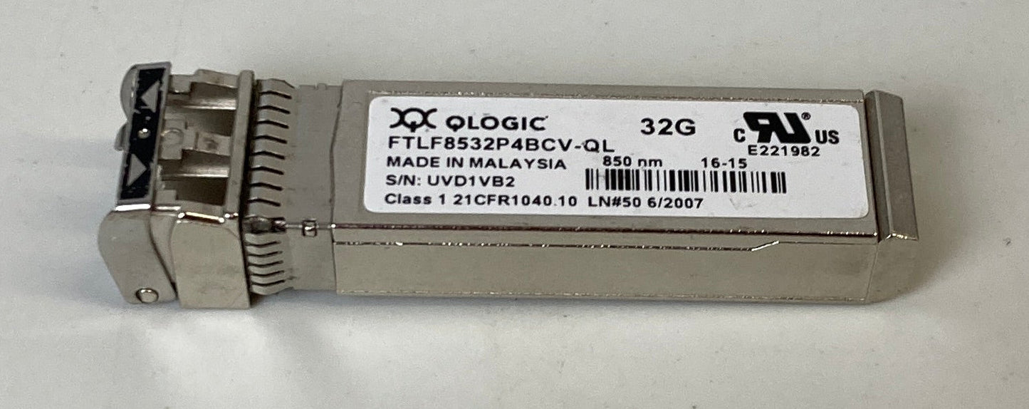 Qlogic FTLF8532P4BCV-QL 32G SFP+ MMF SR/SW LC 850nm 100m Transceiver