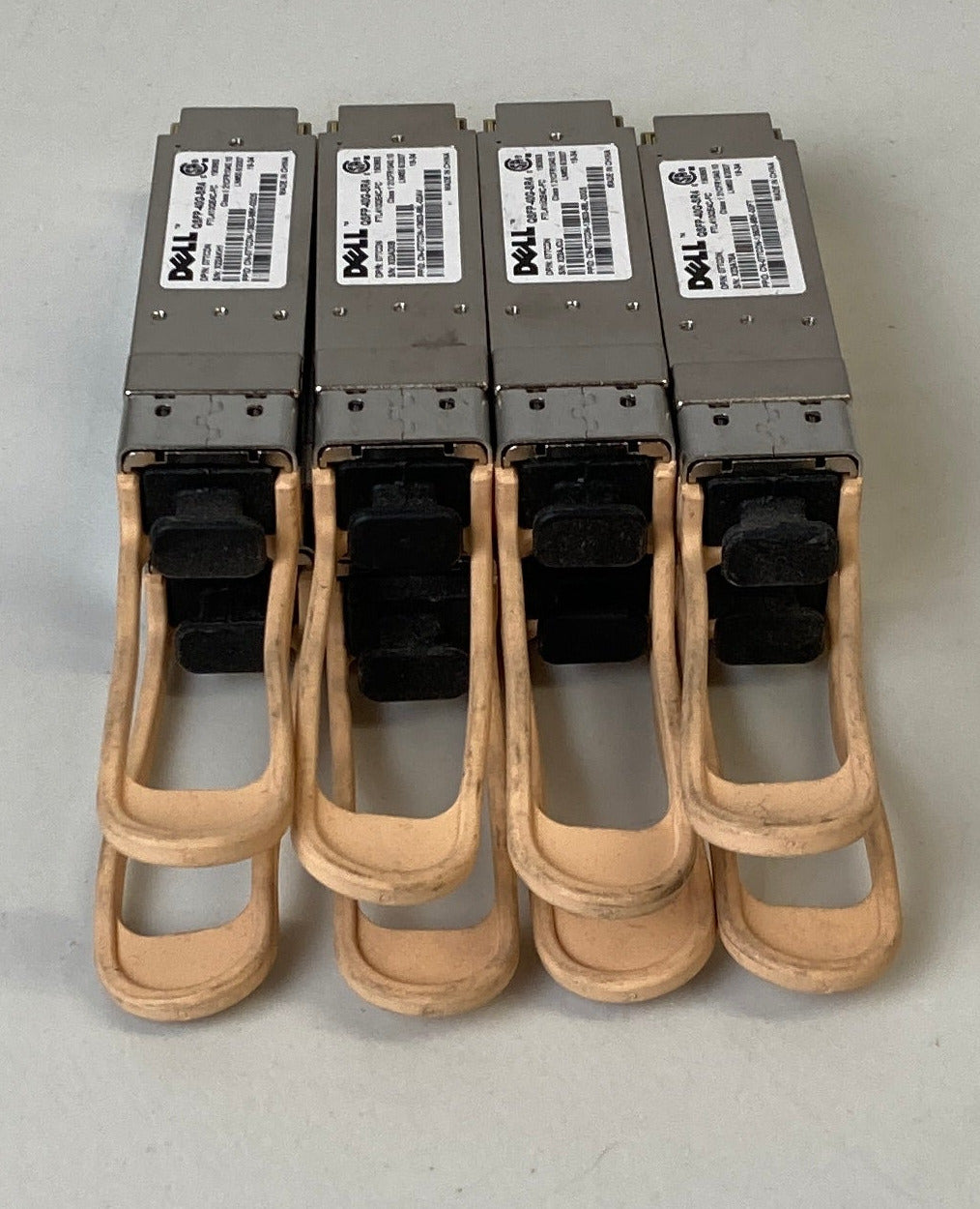 8x Dell Networking Transceiver, 40GbE QSFP+ SR4 Optics, MPO, 850nm Wavelength