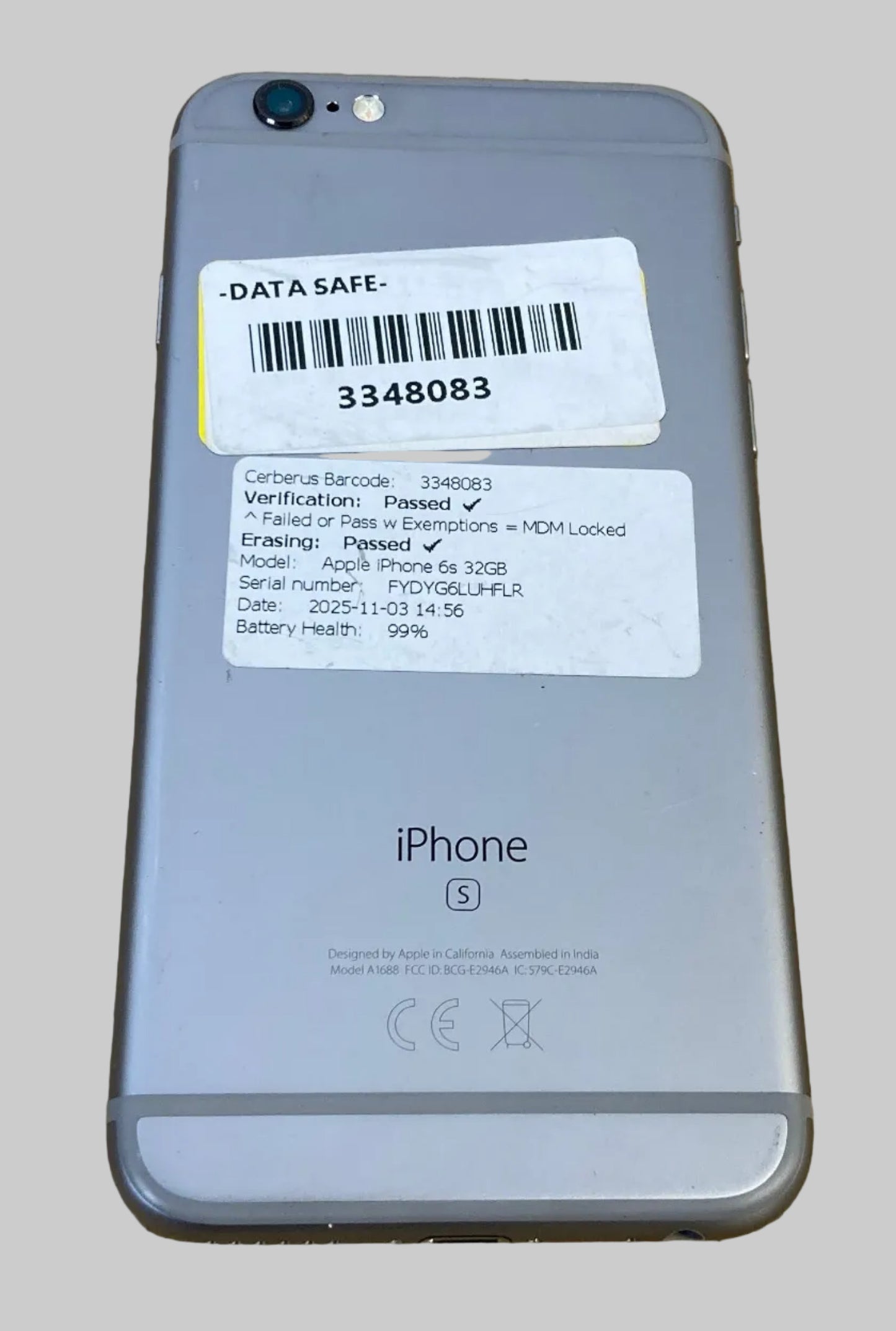 Apple iPhone 6s Smartphone 32GB Silver Mobile Phone IOS