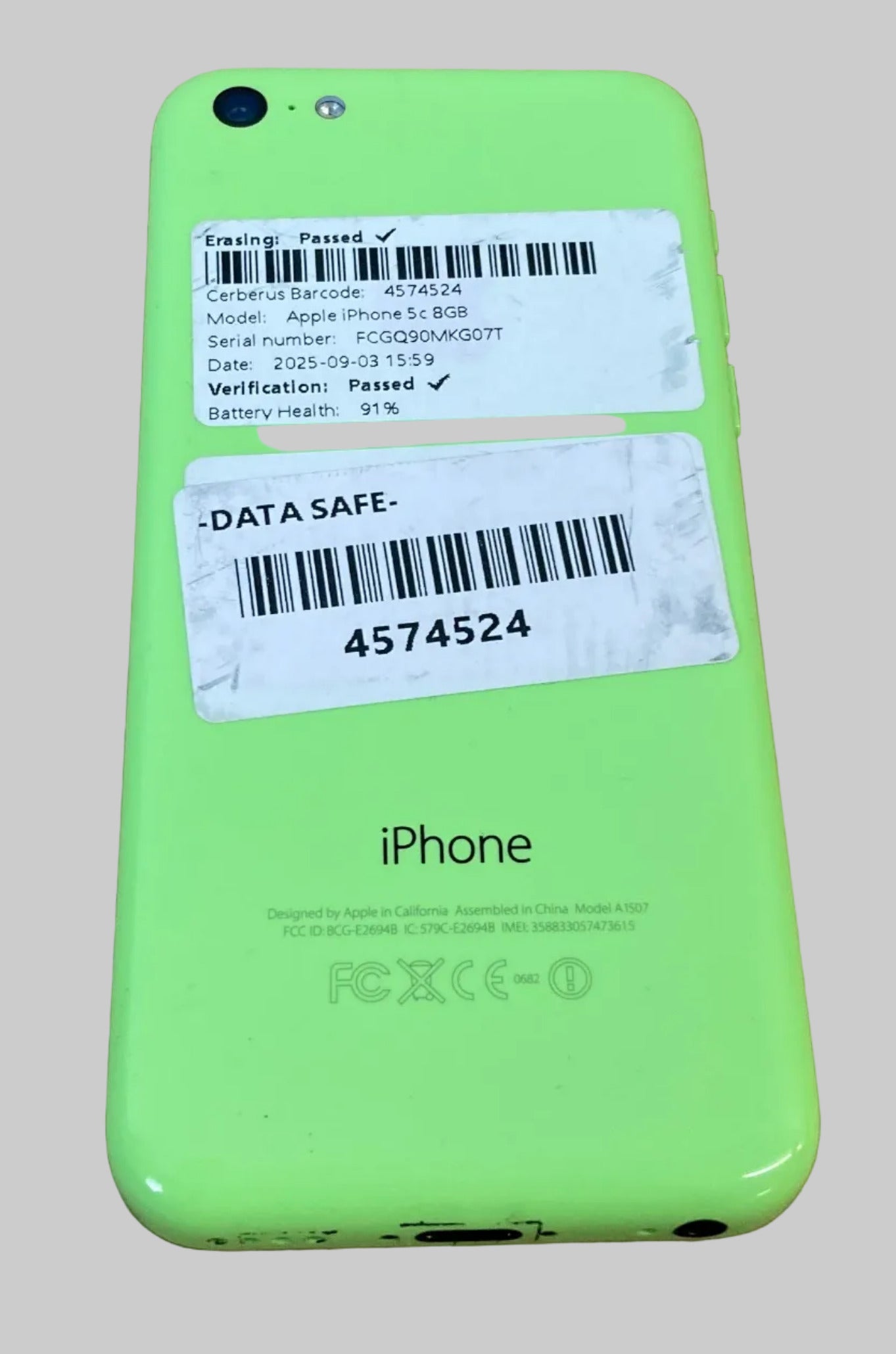 Apple iPhone 5c Green Unlocked 8GB Smartphone