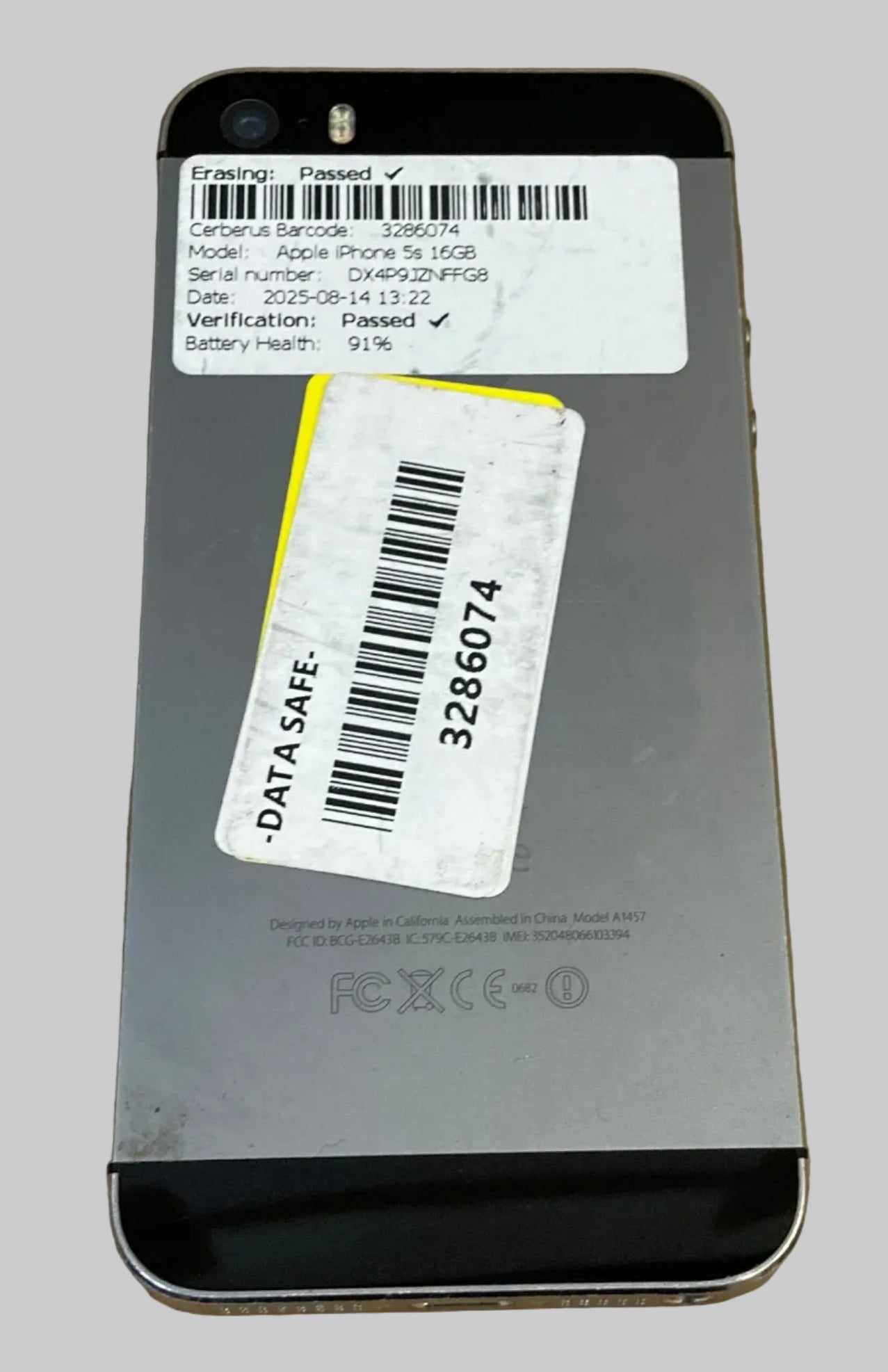 Apple iPhone 5s Silver 16GB Smartphone O2 Locked