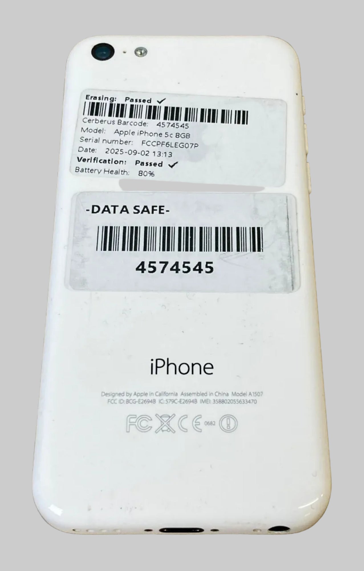 Apple iPhone 5c White 8GB Smartphone O2 Locked