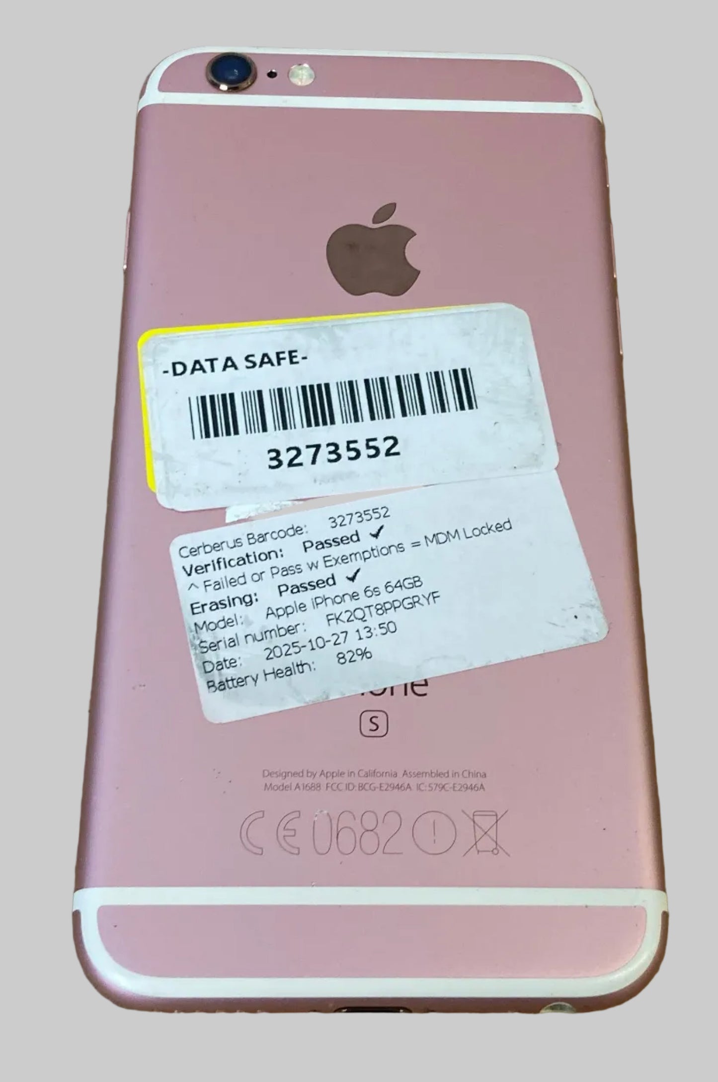 Apple iPhone 6s Smartphone 64GB Pink Mobile Phone IOS