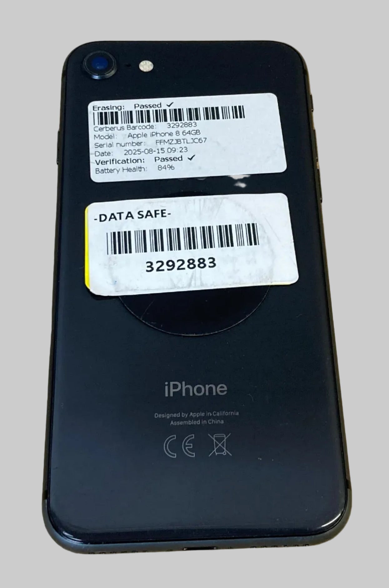 Apple iPhone 8 Smartphone 64GB Black Mobile Phone IOS