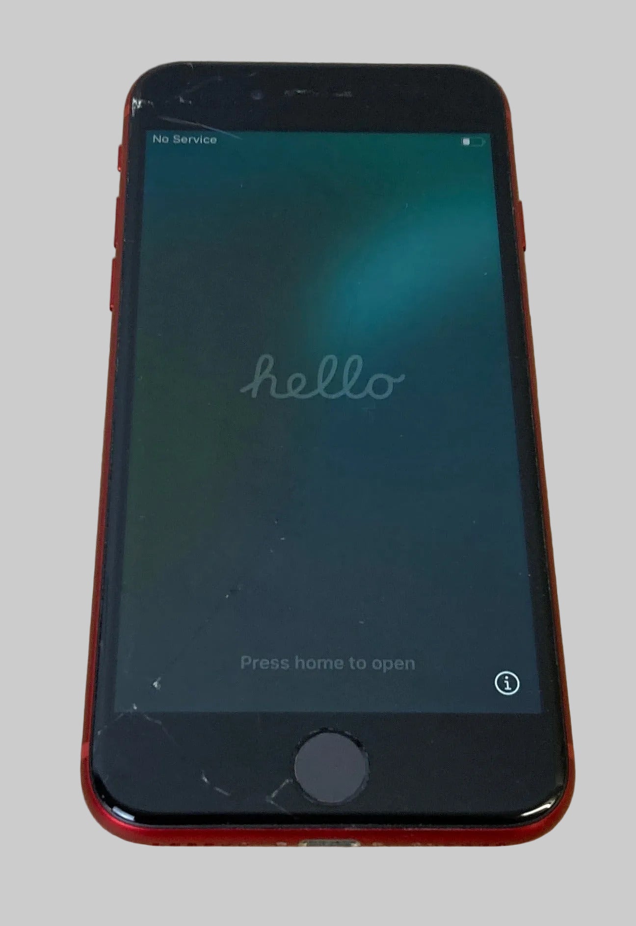 Apple iPhone SE (3rd Generation, 2022), 64GB, Red, Unlocked, Cracked