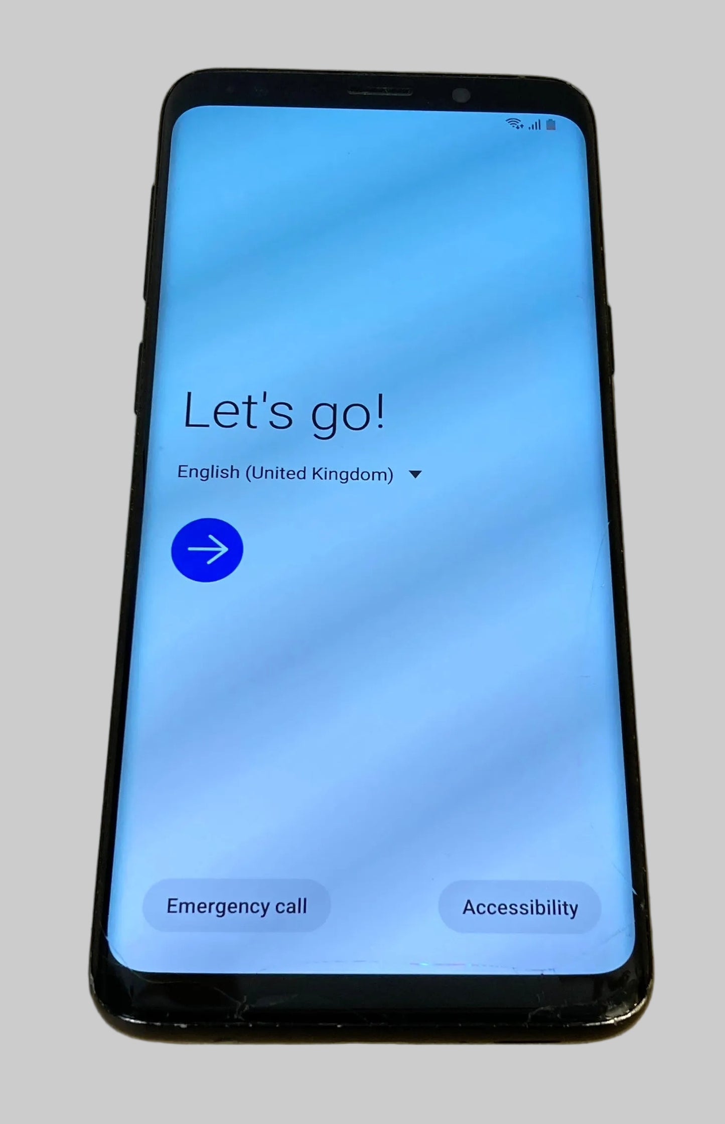 Samsung Galaxy S9, 64GB, Unlocked, Cracked