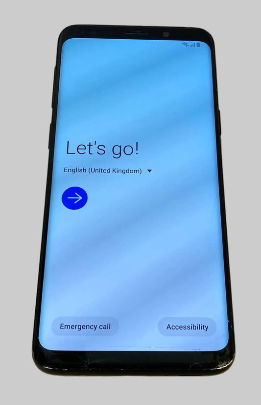 Samsung Galaxy S9, 64GB, Unlocked, Cracked