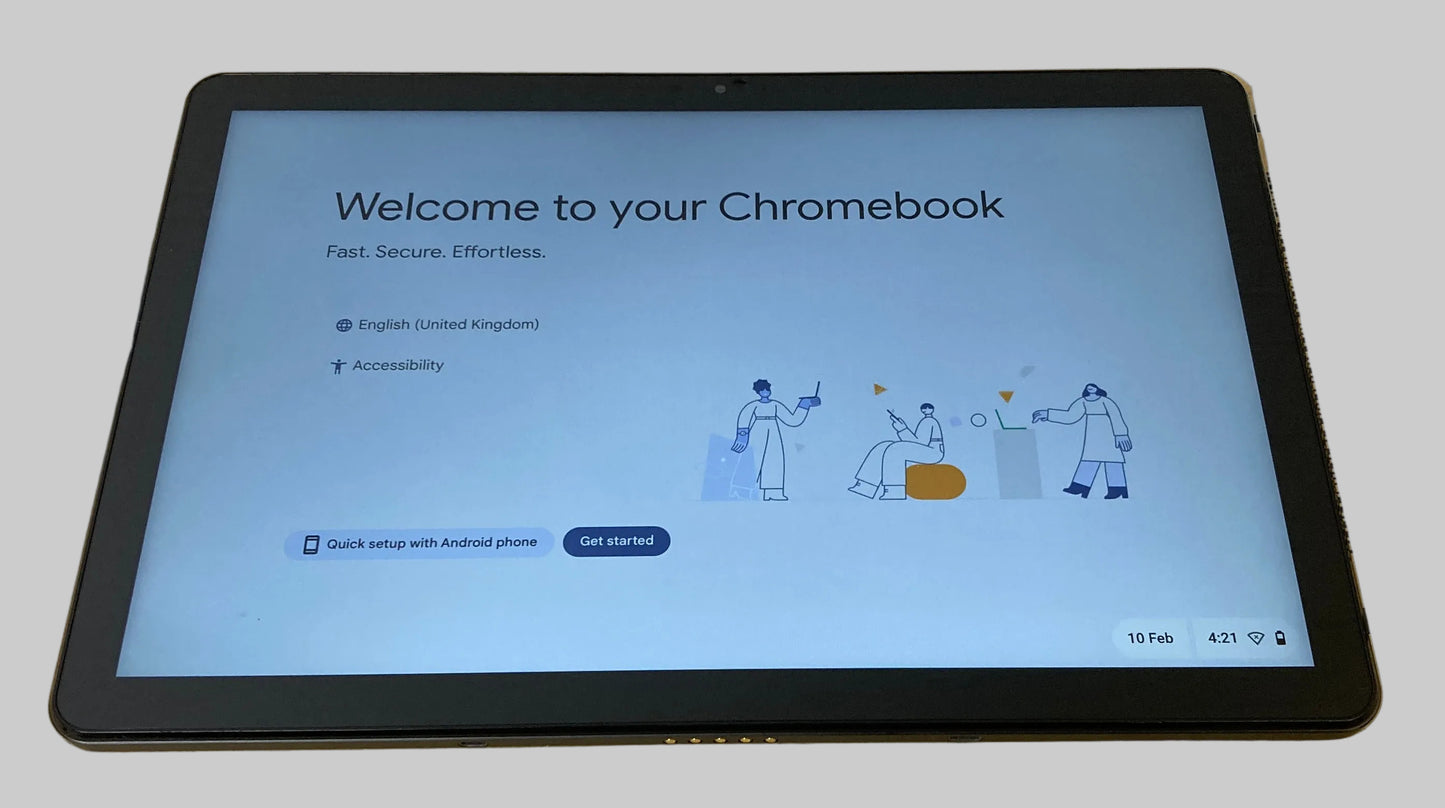 Lenovo Chromebook Duet CT-X636F Grey Wi-Fi 128GB 10.1" ChromeOS Tablet