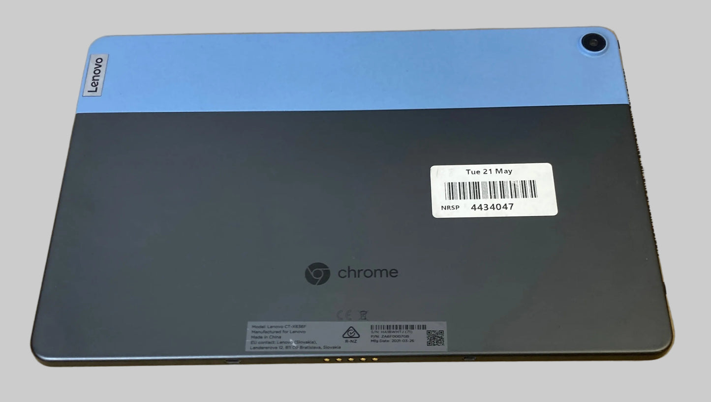 Lenovo Chromebook Duet CT-X636F Grey Wi-Fi 128GB 10.1" ChromeOS Tablet