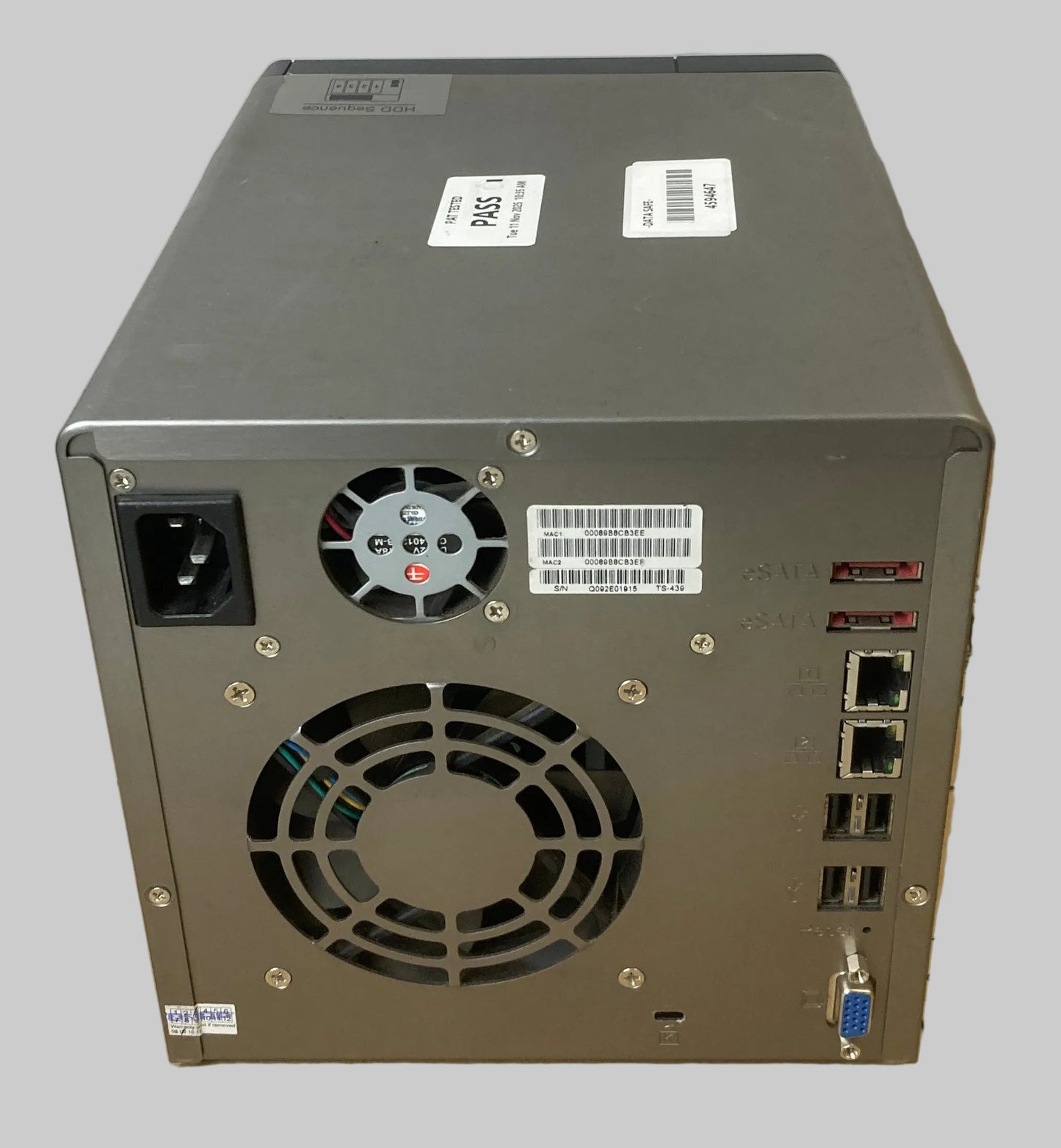 Qnap TS-439 PRO NAS Server 1GB DOM DDRII 4-Bay 1.6GHz