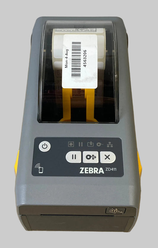 ZEBRA ZD411 LABEL BARCODE PRINTER ZD4A022-D0EM00EZ USB and LAN