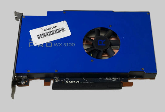 AMD Radeon Pro WX5100 Graphics Card 8GB GDDR5 4x Display Port DP Workstation GPU
