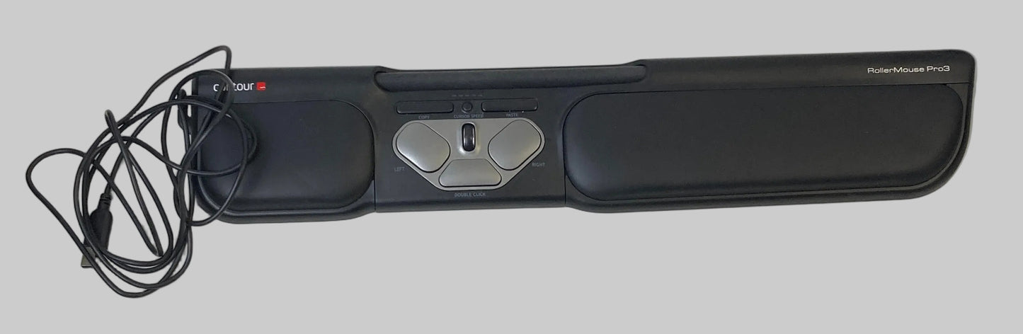 Contour RollerMouse Pro3 Ergonomic Wired Mouse with Wrist Rest