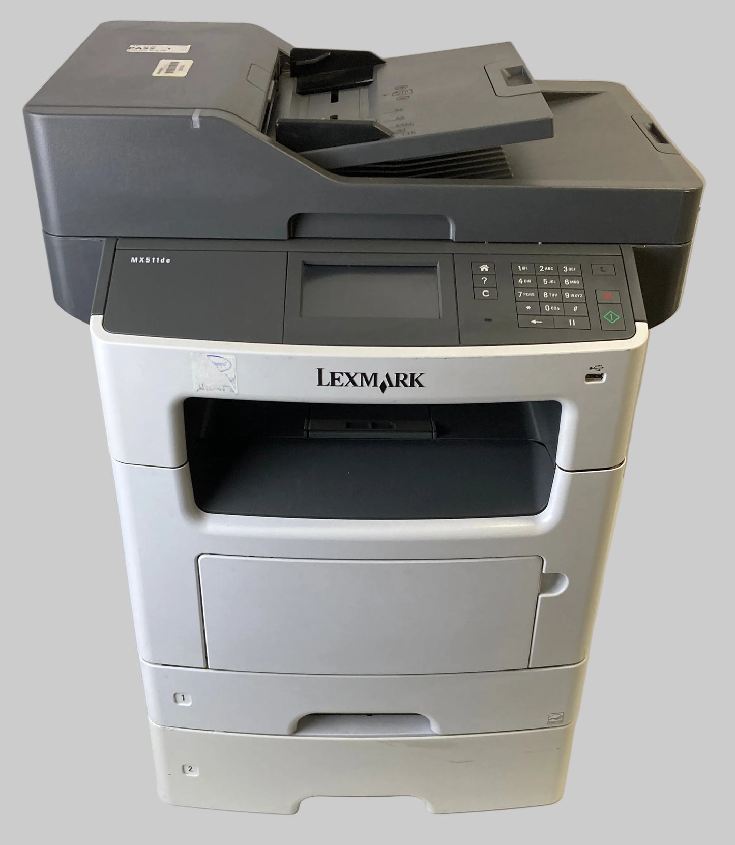Lexmark Mx511de Monochrome Multifunction Printer With Paper Tray Extension