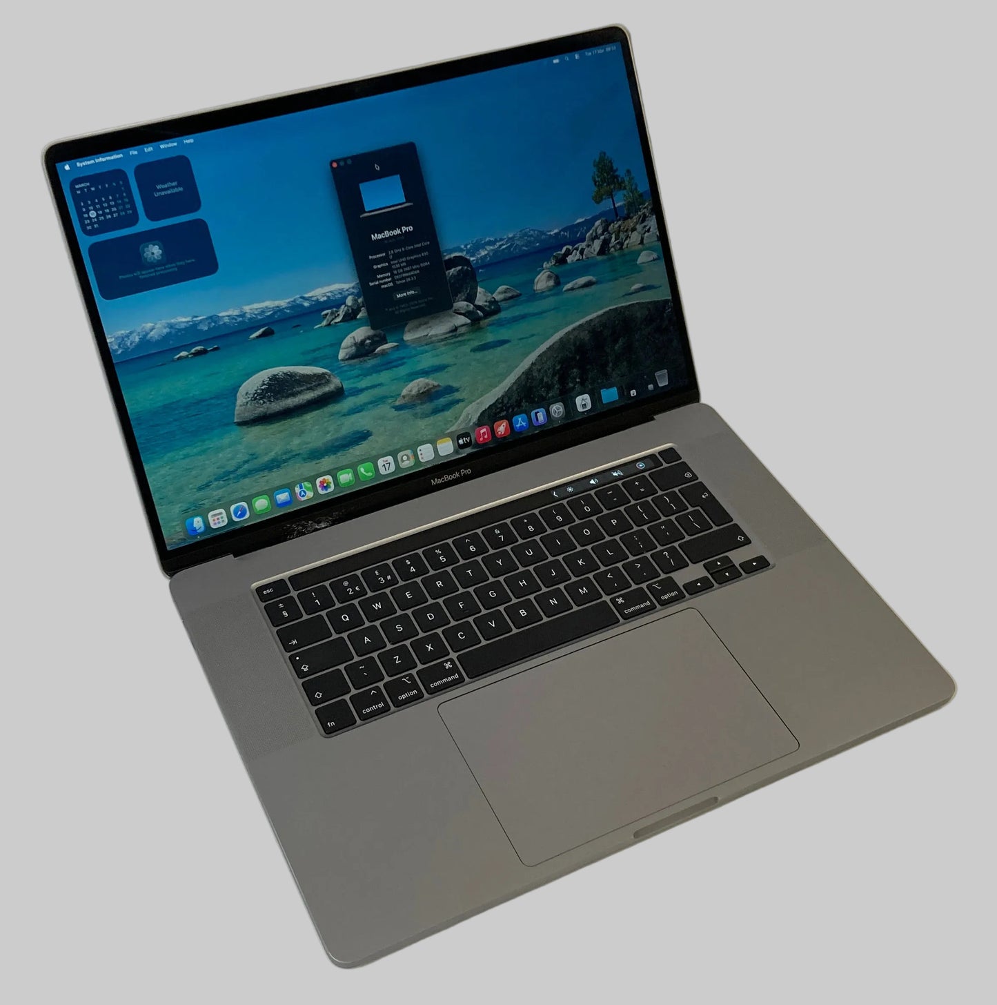 MacBook Pro (16-inch, 2019) 2.6GHz 6‑core Intel Core i7 512GB 16GB