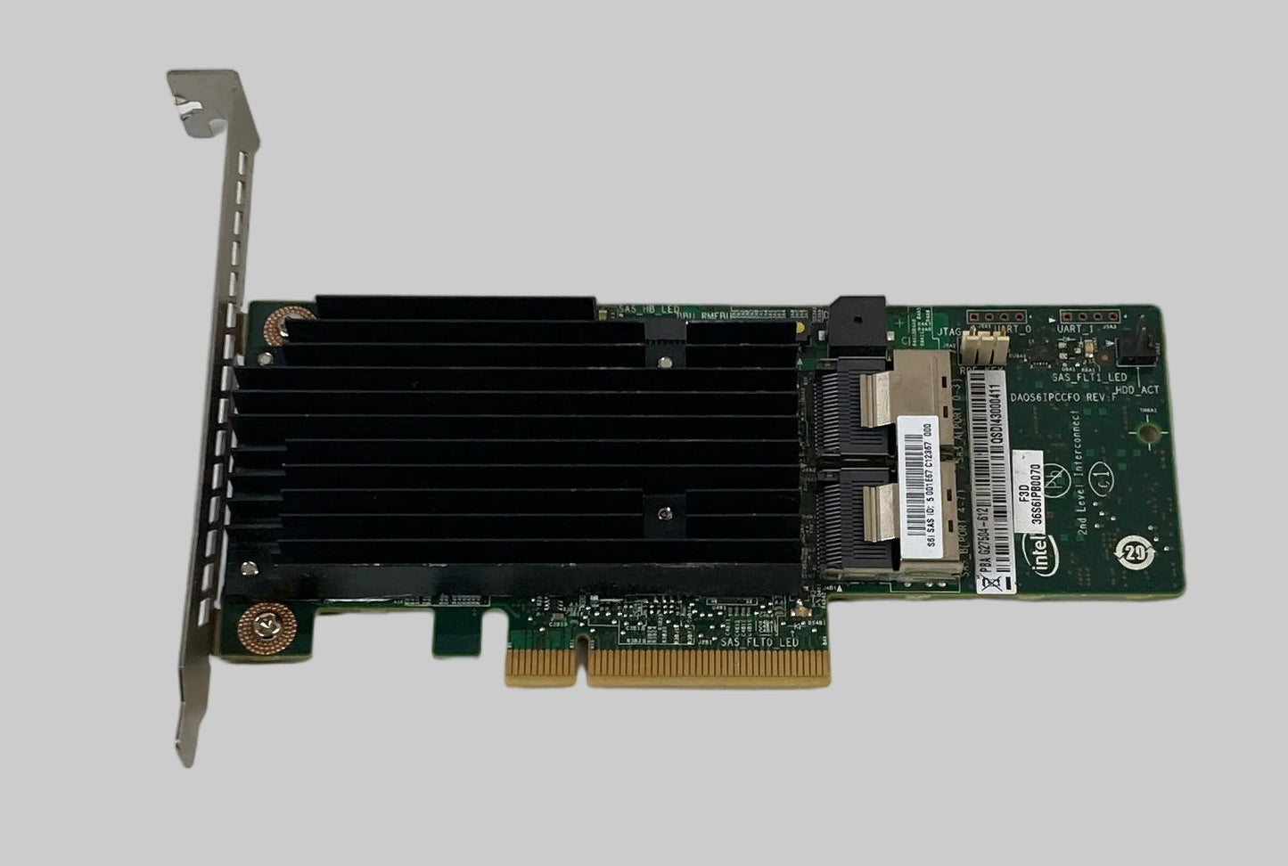 Intel G27504-612 8 Port PCIe SAS SATA Raid Controller Card