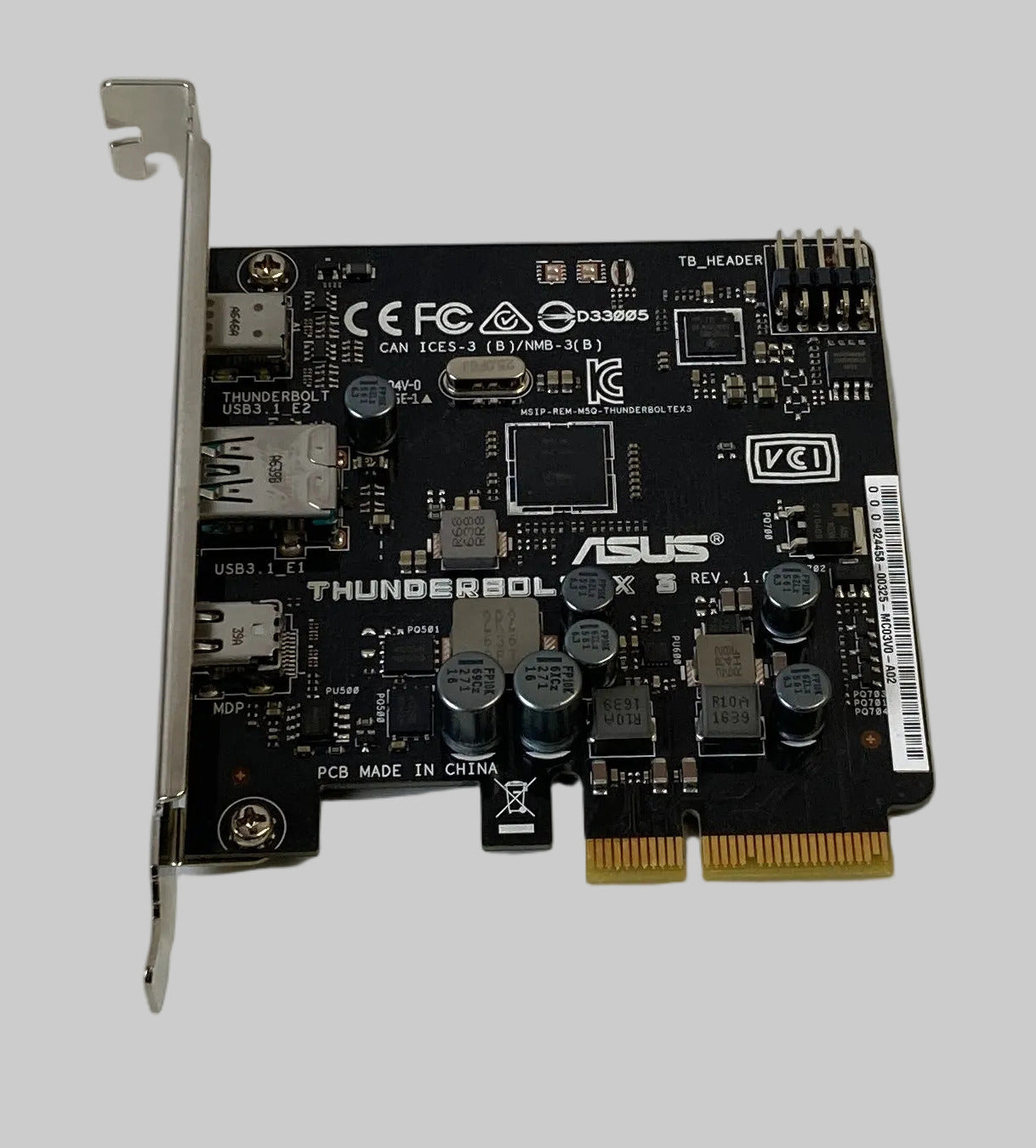 Asus Thunderboltex 3 PCI-E Expansion Card