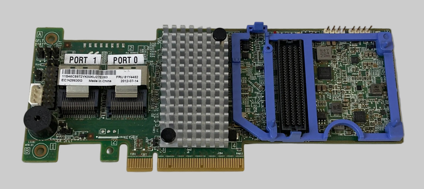 IBM 81Y4482 ServeRAID M5110 SAS SATA 6Gb/s RAID Controller Card