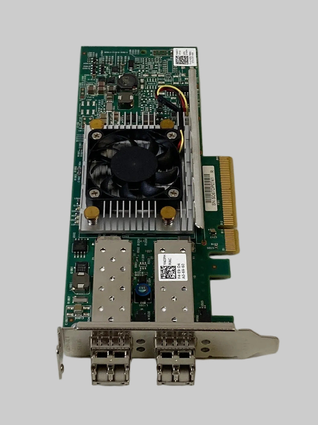 DELL BroadCom Dual Port 10G SFP+ Network Adapter PCIe x8 D43042 57810S 0Y40PH LP