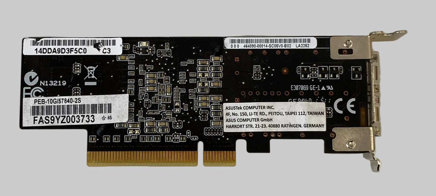 ASUS 10GbE SFP+ Network Adapter PEB-10G/57840-2S