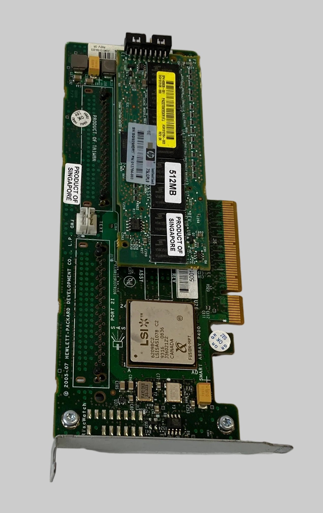 LSI LOGIC 62098C2 256 MB Smart Array HP RAID CONTROLLER