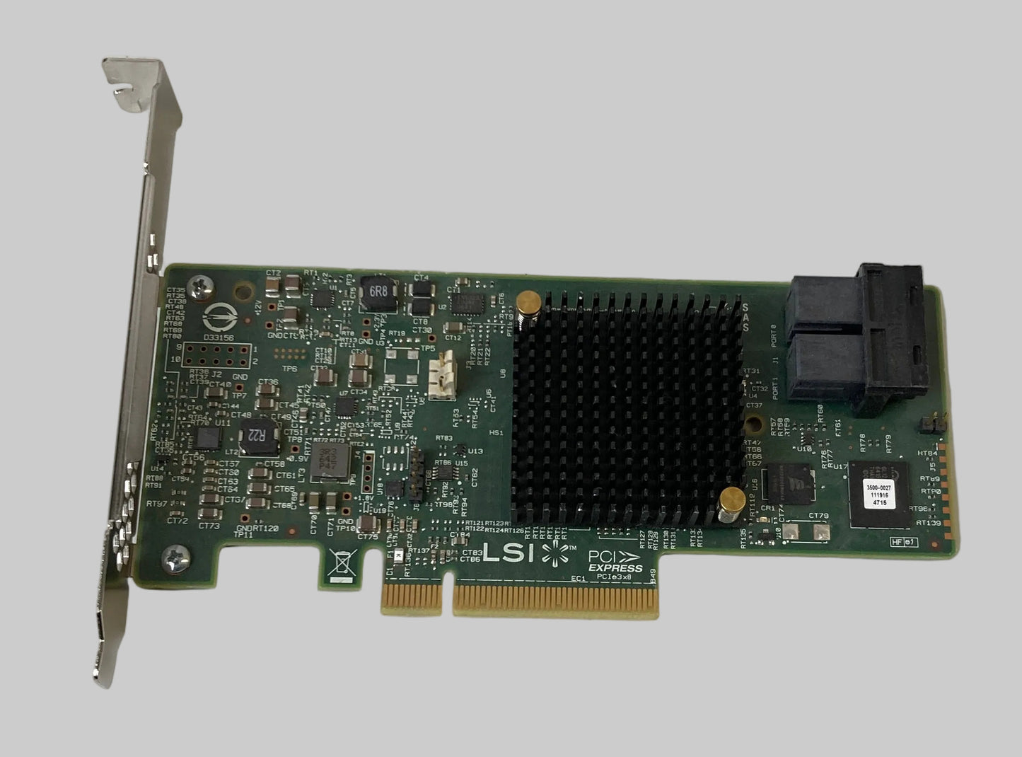 Dell WFN6R LSI MegaRAID SAS9341-8i FH PCIe-x8 JBOD RAID 0,1,5,10,50 0WFN6R