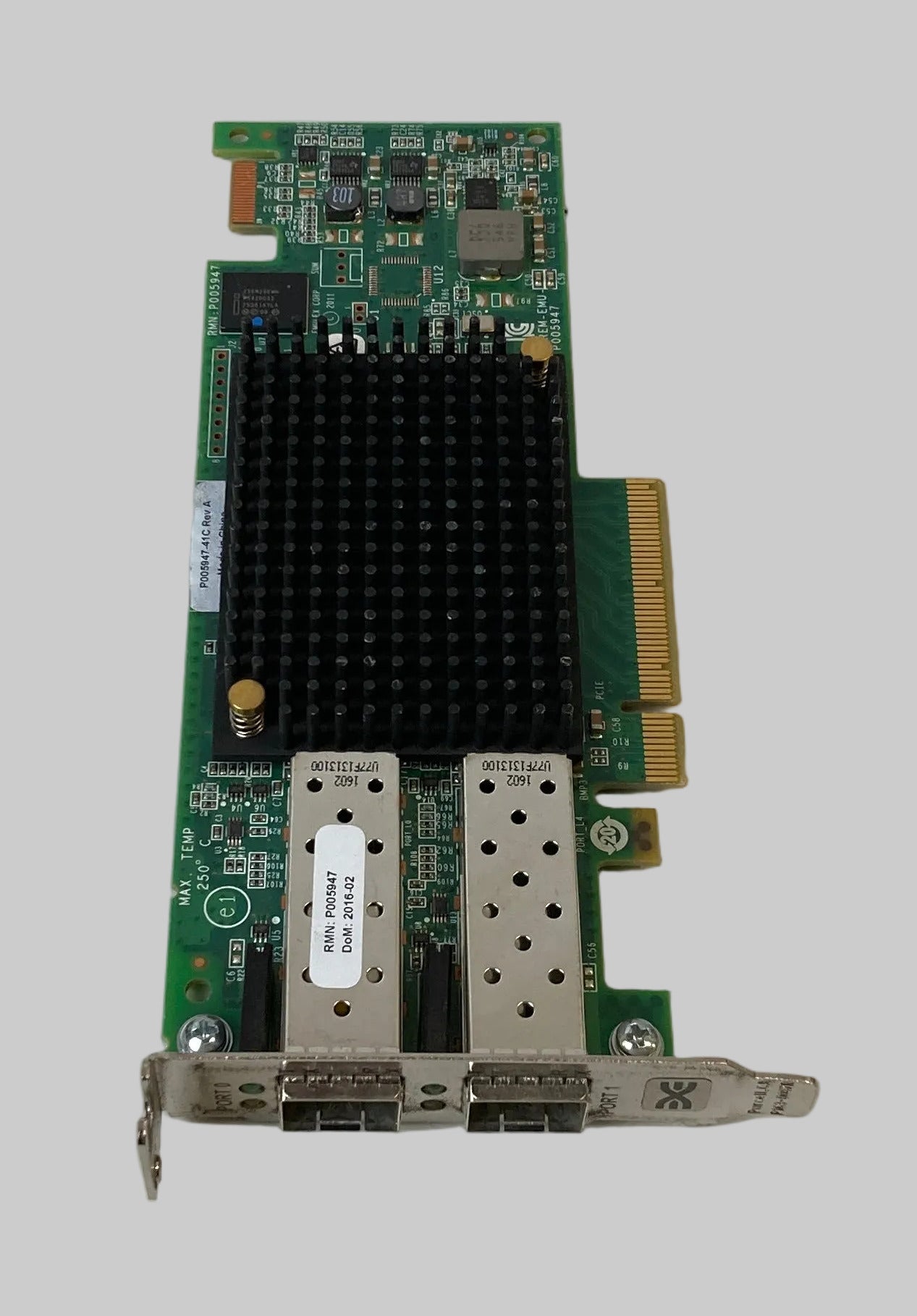 Lenovo Emulex 16Gb FC Dual Port Host Bus Adapter PCIe Card 00JY849 LPE16002