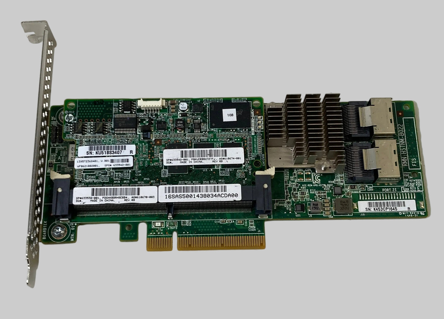 HP Smart Array P420 1GB FBWC PCI-E SAS RAID 2Port Controller Card