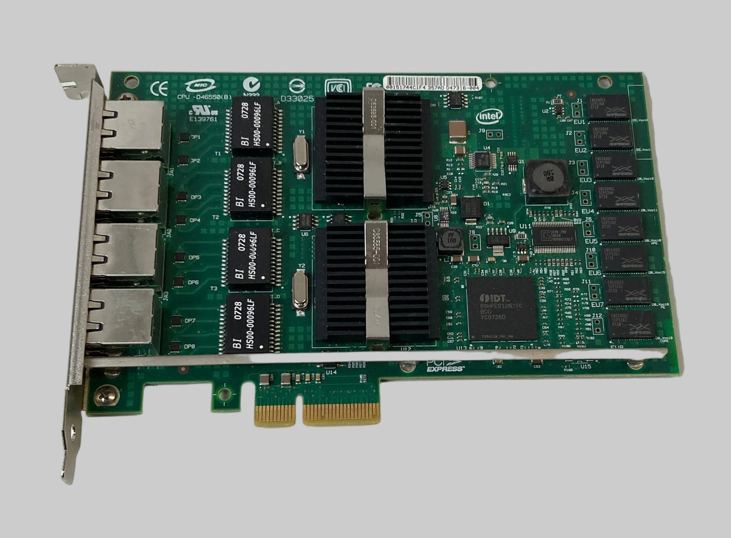 Intel EXPI9404PT Ethernet PRO/1000 PCI-E PT Quad Port Server Adapter