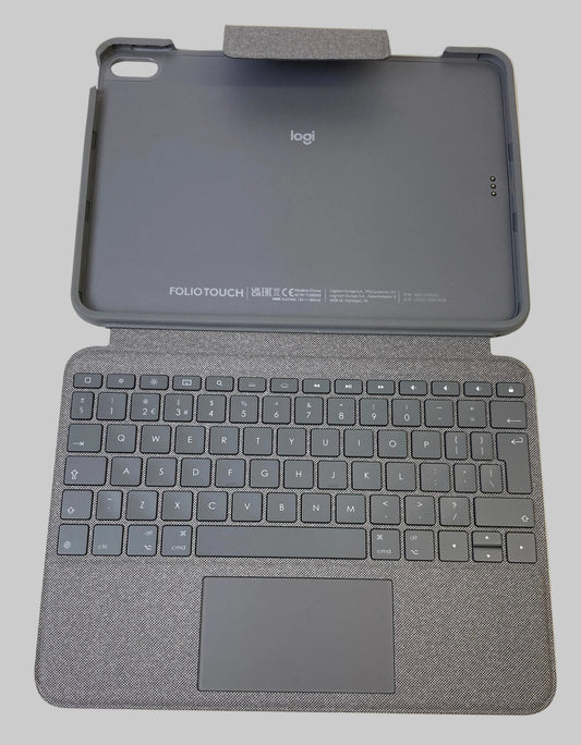 Folio Touch Keyboard & Case by Logitech for Apple iPad Air 4th & 5th Gen - Grey