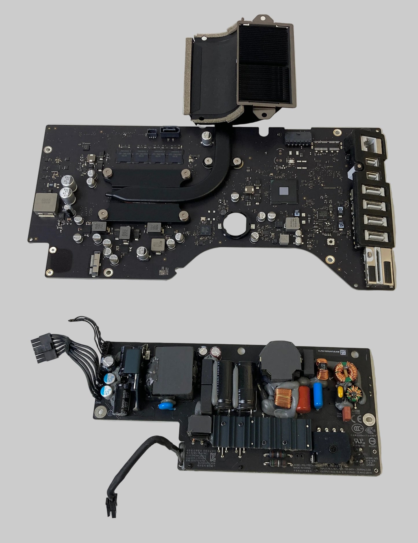 Apple iMac 21.5" 4K Logic Board, i5 3.1GHz Late 2015, Iris Pro 6200 1GB, 8GB RAM 820-00431-A + Power Supply