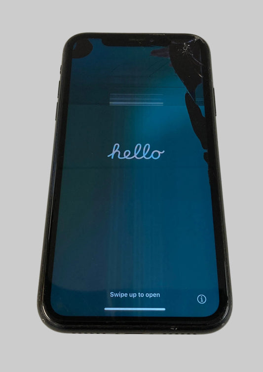Apple iPhone XR 64GB Black Unlocked Cracked