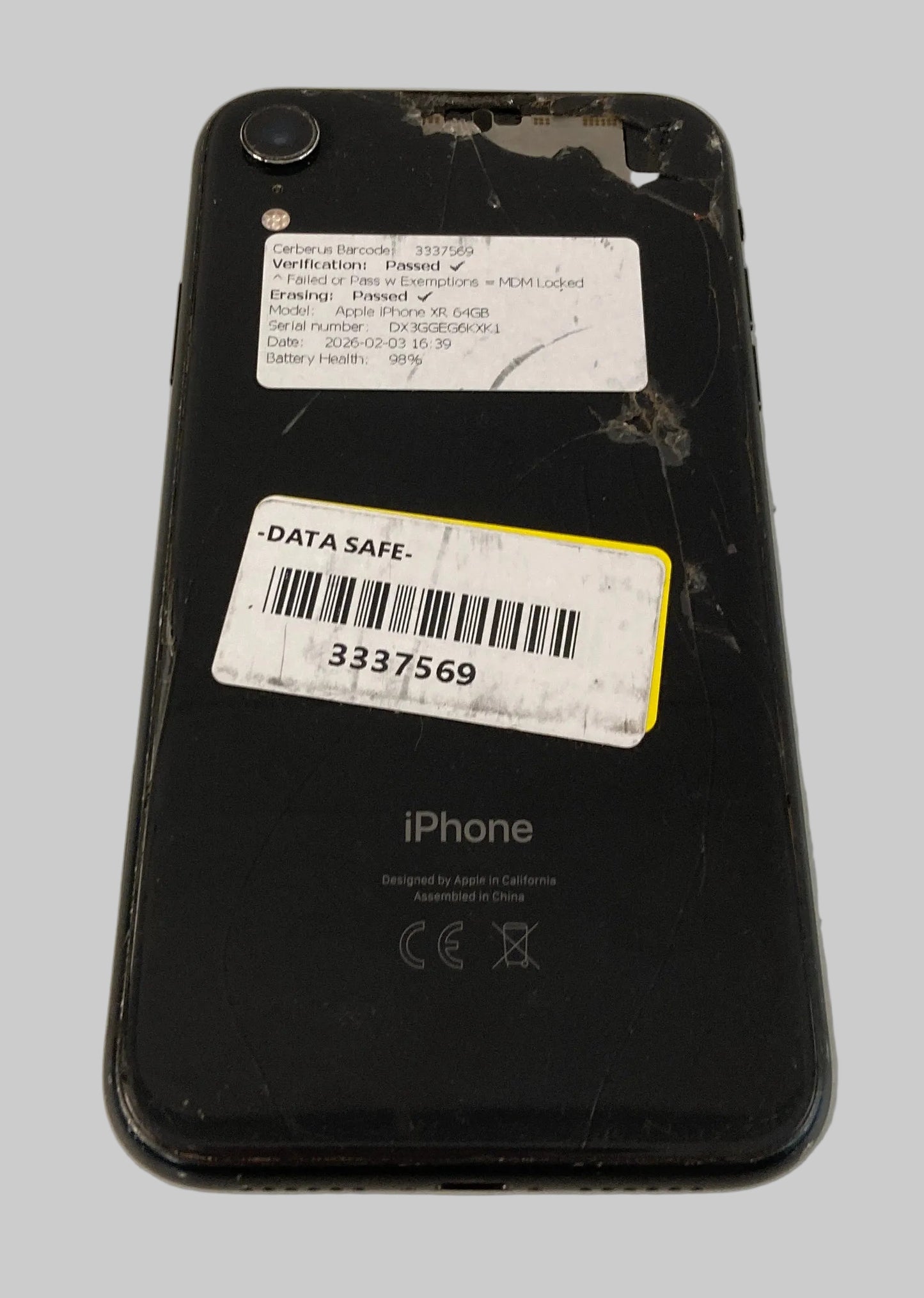 Apple iPhone XR 64GB Black Unlocked