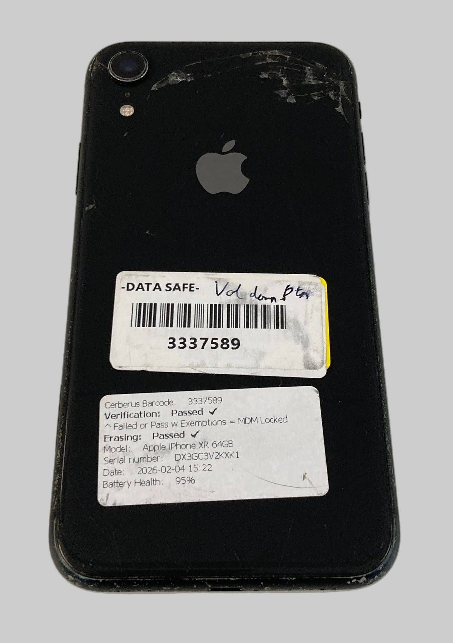 Apple iPhone XR 64GB Black Unlocked Cracked